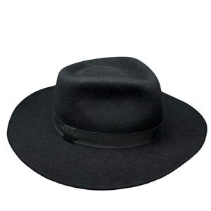 Peruvian Connection Women’s Western Hat Black Fur Felt EUC